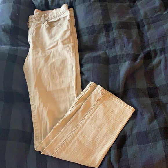 Eddie Bauer 32x34 Slim fit Jeans - Khaki Wash - Picture 3 of 4